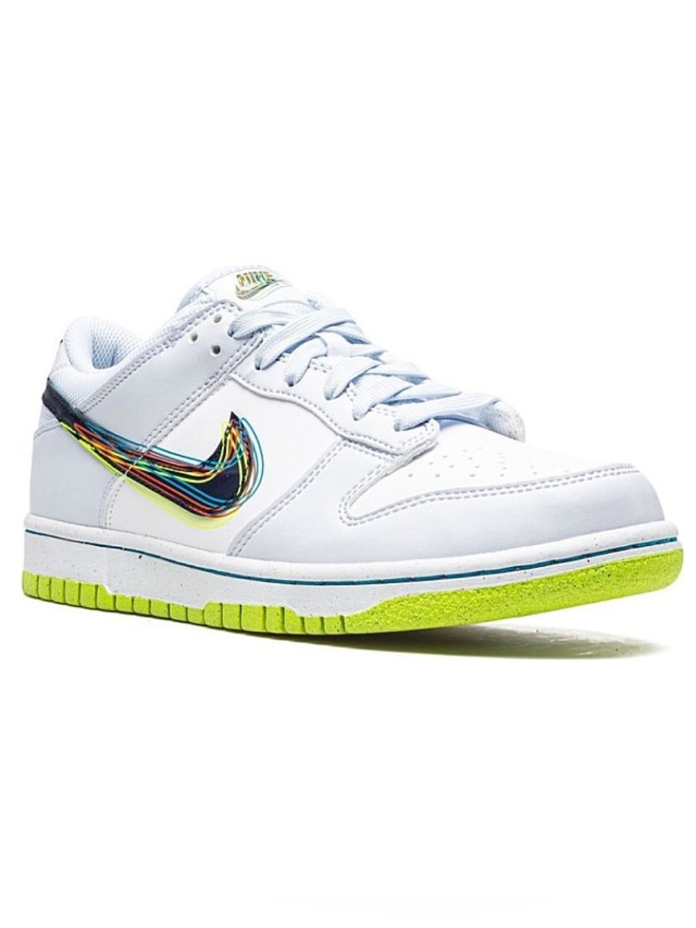 [BRAND NEW] NIKE DUNK LOW 3D SWOOSH GREY GRADE SCHOOL SHOES SIZE 6Y SNEAKERS